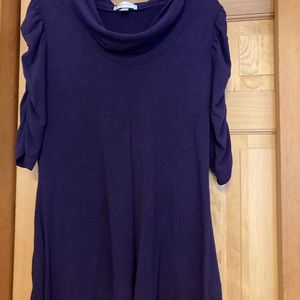 Mid length sleeve Cowl tunic